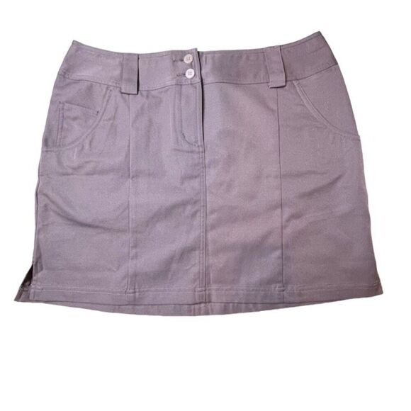 Adidas ClimaCool Women's Skort Brown Buttonfly Pockets Size 8 - Picture 1 of 8